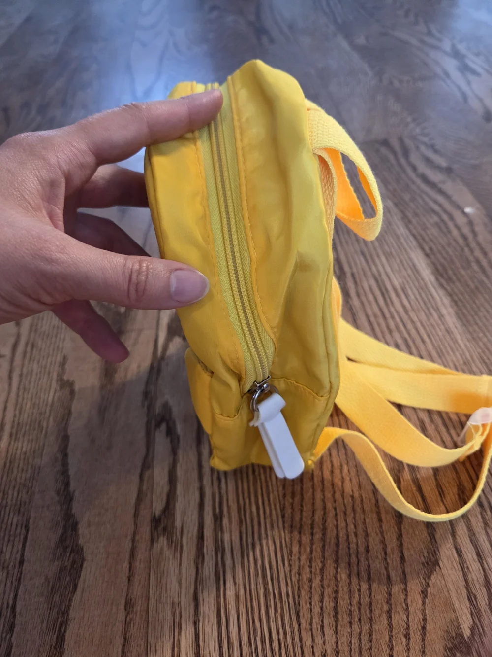 Toddler - Cute Yellow Dinosaur Mini Backpack with Green Dino